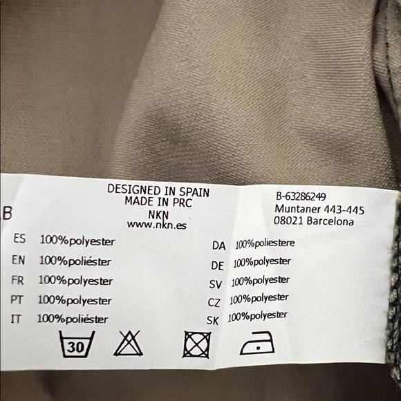 NKN Nekane Green Paisley Velvet Wrap Mini Skirt Small NWT - Picture 5 of 8